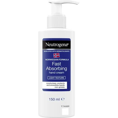 Neutrogena Formule Norvégienne Crème pour les Mains - Absorption Rapide - 150ml - Publicité Neutrogena Formule Norvégienne Crème pour les Mains - Absorption Rapide - 150ml - Publicité