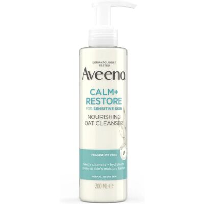 Aveeno Beroligende og Gjenopprettende Havre Rensemiddel - 200ml Aveeno Beroligende og Gjenopprettende Havre Rensemiddel - 200ml