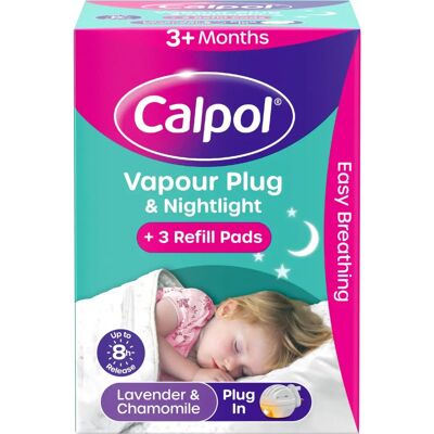 Calpol Orange Light Vapour Plug Nightlight 3+ Months - Vapour Plug Nightlight Calpol Orange Light Vapour Plug Nightlight 3+ Months - Vapour Plug Nightlight