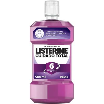 Listerine Total Care Mouthwash - Plaque Protection, Fresh Breath, 500ml Listerine Total Care Mouthwash - Plaque Protection, Fresh Breath, 500ml