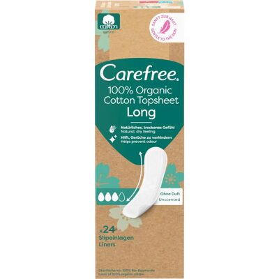 Carefree Organic Cotton Long Podpaski - Podpaski Carefree Organic Cotton Long Podpaski - Podpaski