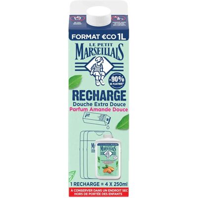 Gel Douche Bio d'Amande de Le Petit Marseillais - Hydratant, Nourrissant, 1L Gel Douche Bio d'Amande de Le Petit Marseillais - Hydratant, Nourrissant, 1L