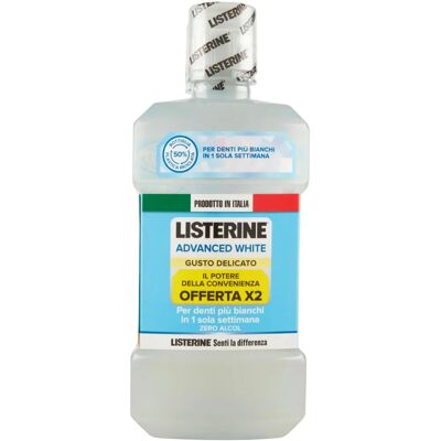 Johnson & Johnson Spa Listerine Bianco Avanzato Delicato Collutorio - Collutorio Johnson & Johnson Spa Listerine Bianco Avanzato Delicato Collutorio - Collutorio