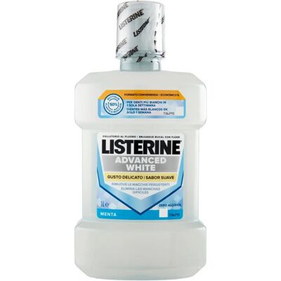 Listerine Advanced Whitening Mundspülung - 1000ml - Unisex Listerine Advanced Whitening Mundspülung - 1000ml - Unisex
