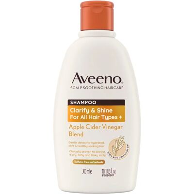Aveeno - Clarify and Shine - Apple Cider Vinegar - Shampoo Aveeno - Clarify and Shine - Apple Cider Vinegar - Shampoo