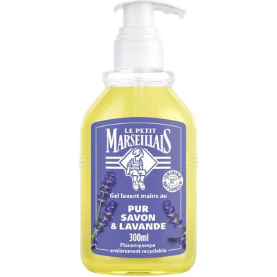 Le Petit Marseillais Gel Mains au Savon Pur et Lavande - Gel Lavant - Publicité Le Petit Marseillais Gel Mains au Savon Pur et Lavande - Gel Lavant - Publicité