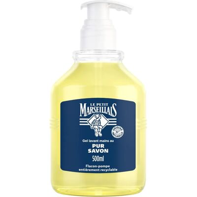 Le Petit Marseillais - Gel Lavant Mains - Huiles Végétales Naturelles - Flacon-Pompe 500ml - Publicité Le Petit Marseillais - Gel Lavant Mains - Huiles Végétales Naturelles - Flacon-Pompe 500ml - Publicité