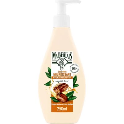 Le Petit Marseillais Lait Corporel Jojoba - Peaux Sèches - Publicité Le Petit Marseillais Lait Corporel Jojoba - Peaux Sèches - Publicité