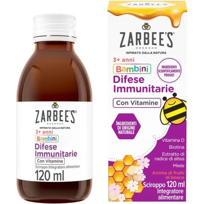 Johnson & Johnson Zarbee's Sciroppo Immunità Bambini - 120 ml Johnson & Johnson Zarbee's Sciroppo Immunità Bambini - 120 ml