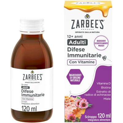 Johnson & Johnson Zarbee's Supporto Immunitario Adulti - Integratore 120ml Johnson & Johnson Zarbee's Supporto Immunitario Adulti - Integratore 120ml
