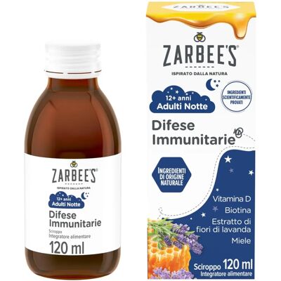Johnson & Johnson Zarbee's Sciroppo Difese Immunitarie Notte - 120ml Johnson & Johnson Zarbee's Sciroppo Difese Immunitarie Notte - 120ml