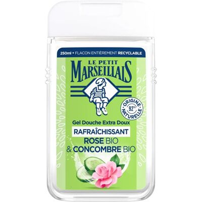 Le Petit Marseillais - Shower Gel - Rose - Concombre - 250 ml - Publicité Le Petit Marseillais - Shower Gel - Rose - Concombre - 250 ml - Publicité