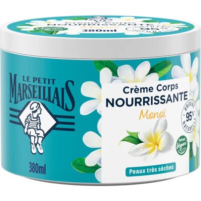 Le Petit Marseillais Crème Corps Monoï Fleur de Tiaré - 380 ml - Publicité Le Petit Marseillais Crème Corps Monoï Fleur de Tiaré - 380 ml - Publicité