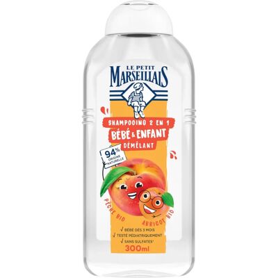 Le Petit Marseillais Shampoo für Babys und Kinder - Aprikose und Pfirsich 300 ML Le Petit Marseillais Shampoo für Babys und Kinder - Aprikose und Pfirsich 300 ML