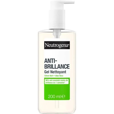 NEUTROGENA - Anti-Brillance Citron Vert - Lime - 200 ml - Gel Nettoyant - Publicité NEUTROGENA - Anti-Brillance Citron Vert - Lime - 200 ml - Gel Nettoyant - Publicité