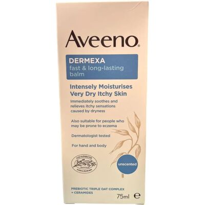 Aveeno Dermexa Nattbalsam - Lugnande för torr hud Aveeno Dermexa Nattbalsam - Lugnande för torr hud