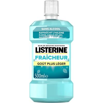 Listerine szájöblítő - Könnyebb íz - 24 órás védelem - 500ml Listerine szájöblítő - Könnyebb íz - 24 órás védelem - 500ml