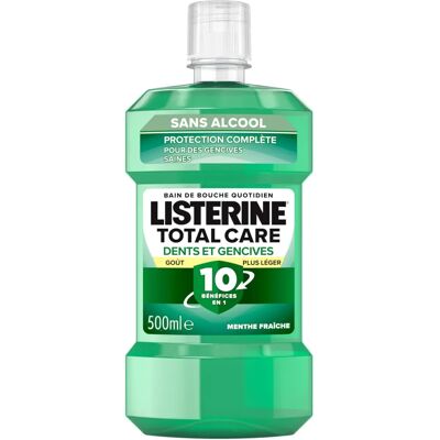 Listerine Total Care szájöblítő - Fogak és íny - Alkoholmentes - 500ml Listerine Total Care szájöblítő - Fogak és íny - Alkoholmentes - 500ml