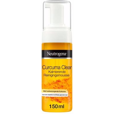 Nettoyant moussant Neutrogena Curcuma Clear - Nettoyage du visage pour femmes Nettoyant moussant Neutrogena Curcuma Clear - Nettoyage du visage pour femmes