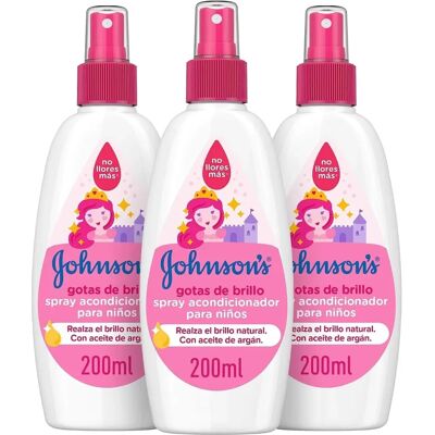 Johnson's Gotas de Brillo Spray Condicionador Infantil Johnson's Gotas de Brillo Spray Condicionador Infantil