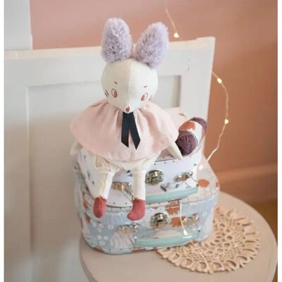 Moulin Roty - Peluche Souris Brume Pastel Moulin Roty - Peluche Souris Brume Pastel