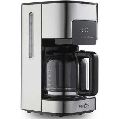 Simeo Cafetière filtre électrique programmable 1,5 L 900 W - Publicité Simeo Cafetière filtre électrique programmable 1,5 L 900 W - Publicité