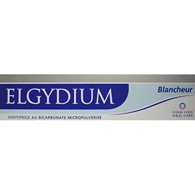 Dentifrice blanchisseur au bicarbonate de sodium Elgydium - 50ml - Publicité Dentifrice blanchisseur au bicarbonate de sodium Elgydium - 50ml - Publicité