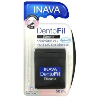 Inava Dentofil Black Zahnseide - 50m - Zahnseide Inava Dentofil Black Zahnseide - 50m - Zahnseide