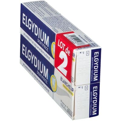 Elgydium Dentifrice Blancheur Citron - Publicité Elgydium Dentifrice Blancheur Citron - Publicité