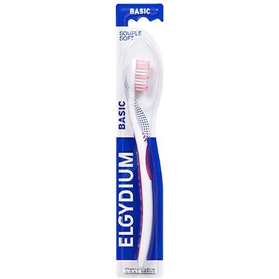 Brosse à Dents Basic Medium Rose - Hygiène Buccale - Publicité Brosse à Dents Basic Medium Rose - Hygiène Buccale - Publicité