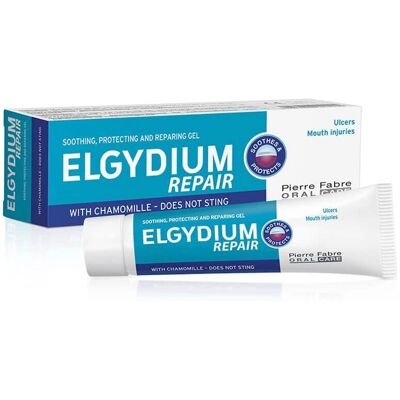 Elgydium Repair Gel - Repairing Oral Gel for Mouth Lesions - 15ML Elgydium Repair Gel - Repairing Oral Gel for Mouth Lesions - 15ML