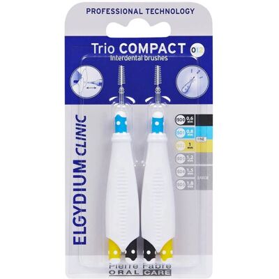 Elgydium Trio Compact Interdentalbürste - Sehr enge Zwischenräume Elgydium Trio Compact Interdentalbürste - Sehr enge Zwischenräume