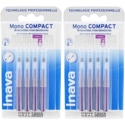 Inava Violette Interdentalbürsten - Große Abstände - 4 Stück Inava Violette Interdentalbürsten - Große Abstände - 4 Stück