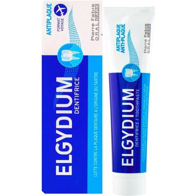 Dentifrice Anti-plaque Elgydium - 50 ml - Publicité Dentifrice Anti-plaque Elgydium - 50 ml - Publicité