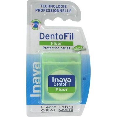 Fil Dentaire Fluoré INAVA - 35M - Publicité Fil Dentaire Fluoré INAVA - 35M - Publicité