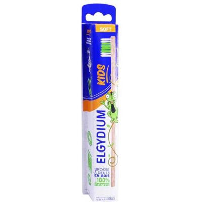 Cepillo de dientes ecológico suave para niños: Elgydium Kids 3-6 años Cepillo de dientes ecológico suave para niños: Elgydium Kids 3-6 años
