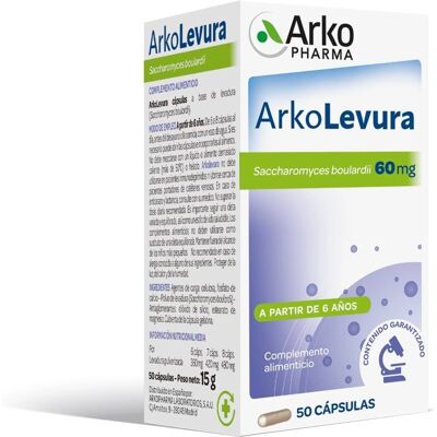 Arkopharma Arkolevura Saccharomyces Boulardii - 50 Kapseln Arkopharma Arkolevura Saccharomyces Boulardii - 50 Kapseln