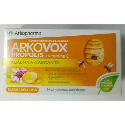 Arkopharma Arkovox Propolis Vitamin C Honig Zitrone 24 Tabletten Arkopharma Arkovox Propolis Vitamin C Honig Zitrone 24 Tabletten