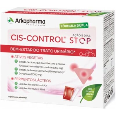 Arkopharma Cis Control Stop 15 saquetas - Apoio urinário Arkopharma Cis Control Stop 15 saquetas - Apoio urinário
