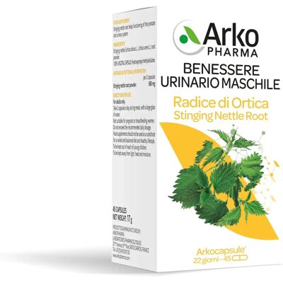 Arkopharma Radice di Ortica 45 Capsule - Supporto alla prostata Arkopharma Radice di Ortica 45 Capsule - Supporto alla prostata