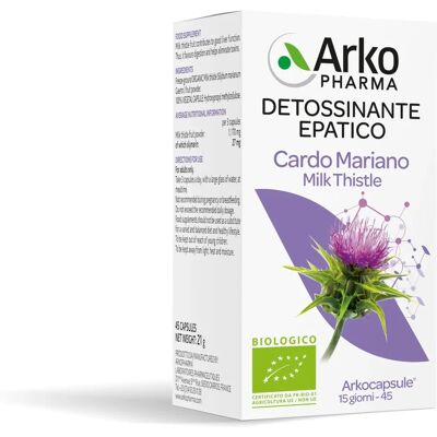 Arkopharma Cardo Mariano 130 Capsule - Integratore Fegato Arkopharma Cardo Mariano 130 Capsule - Integratore Fegato