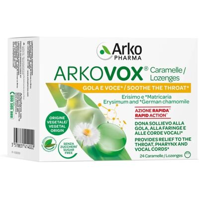 Arkopharma Arkovox Pastiglie Menta Eucalipto - Integratore lenitivo per gola Arkopharma Arkovox Pastiglie Menta Eucalipto - Integratore lenitivo per gola