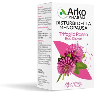 Arkopharma Trifoglio Rosso 45 Capsule - Integratore Menopausa Arkopharma Trifoglio Rosso 45 Capsule - Integratore Menopausa