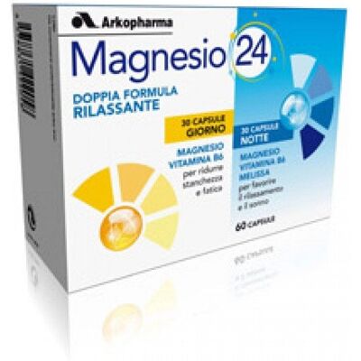 Arkopharma Magnesium 24 Tages- & Nachteinheit - Doppelwirkung - 60 Kapseln Arkopharma Magnesium 24 Tages- & Nachteinheit - Doppelwirkung - 60 Kapseln