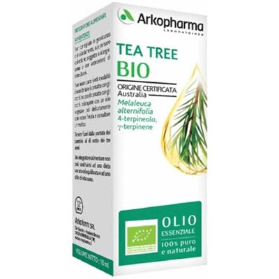 Arkopharma Arko Essentiel Olio Essenziale Tea Tree Bio 10ml - Integratore Alimentare, Olio Essenziale Puro e Naturale Arkopharma Arko Essentiel Olio Essenziale Tea Tree Bio 10ml - Integratore Alimentare, Olio Essenziale Puro e Naturale