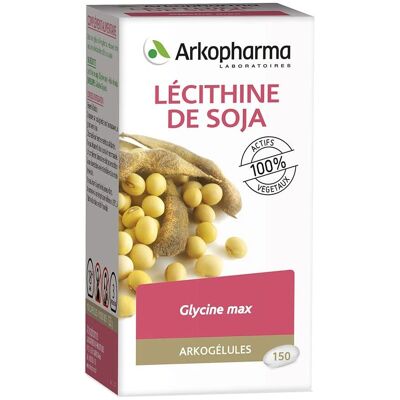 Arkopharma Lécithine de Soja 150 Capsules - Complément Alimentaire - Publicité Arkopharma Lécithine de Soja 150 Capsules - Complément Alimentaire - Publicité