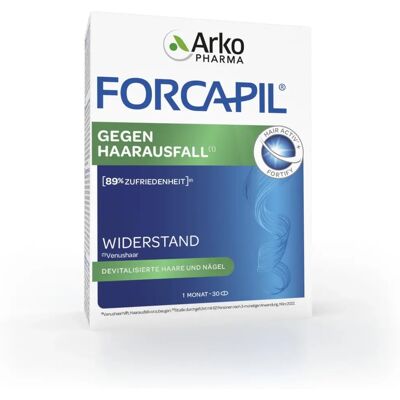 Arkopharma Arkopharma Forcapil Anti-chute Cheveux 30 Comprimés - Complément capillaire - Publicité Arkopharma Arkopharma Forcapil Anti-chute Cheveux 30 Comprimés - Complément capillaire - Publicité