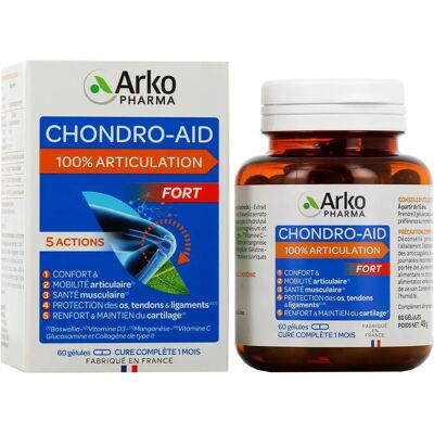Arkopharma Chondro-Aid 100% Gelenk - Mobilität und Flexibilität - 60 Kapseln - Dose 60 Kapseln Arkopharma Chondro-Aid 100% Gelenk - Mobilität und Flexibilität - 60 Kapseln - Dose 60 Kapseln