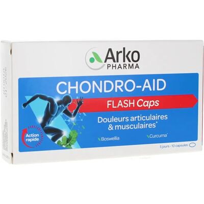 Arkopharma Chondro-Aid Flash Capsules - Soutien à la flexibilité articulaire - Publicité Arkopharma Chondro-Aid Flash Capsules - Soutien à la flexibilité articulaire - Publicité