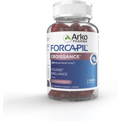 Arkopharma Forcapil Gummies Croissance - Cheveux & Ongles - Compléments Alimentaires - Publicité Arkopharma Forcapil Gummies Croissance - Cheveux & Ongles - Compléments Alimentaires - Publicité